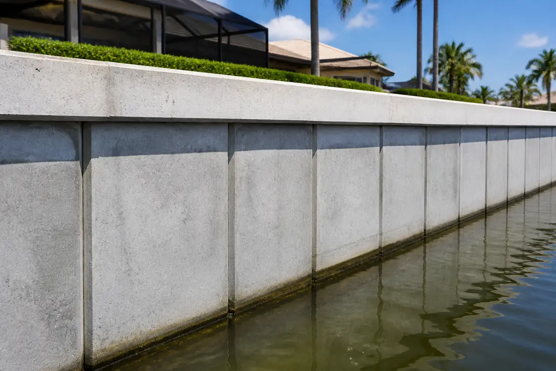 Concrete panel — seawall repair