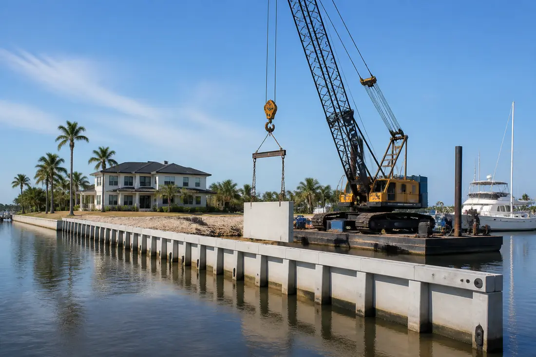 Commercial Seawalls and Marine Structures project