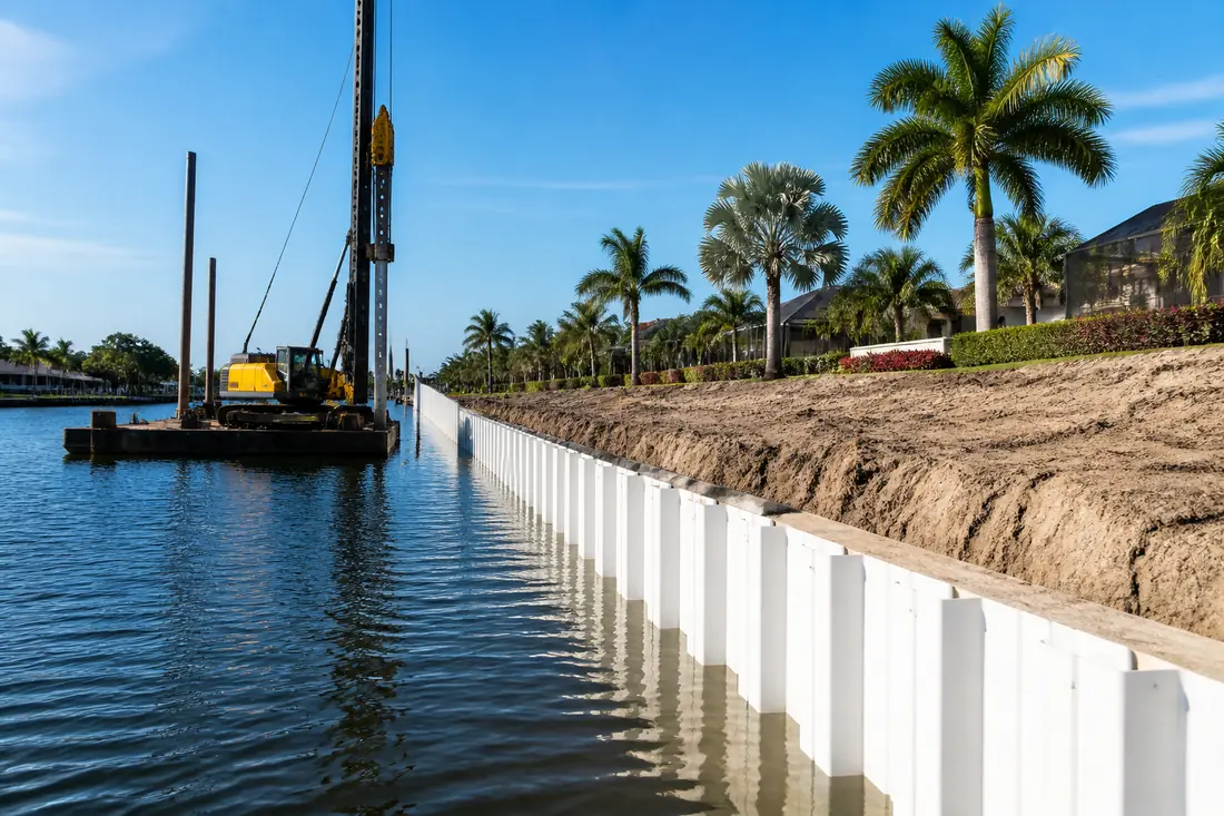 New Seawall Construction project