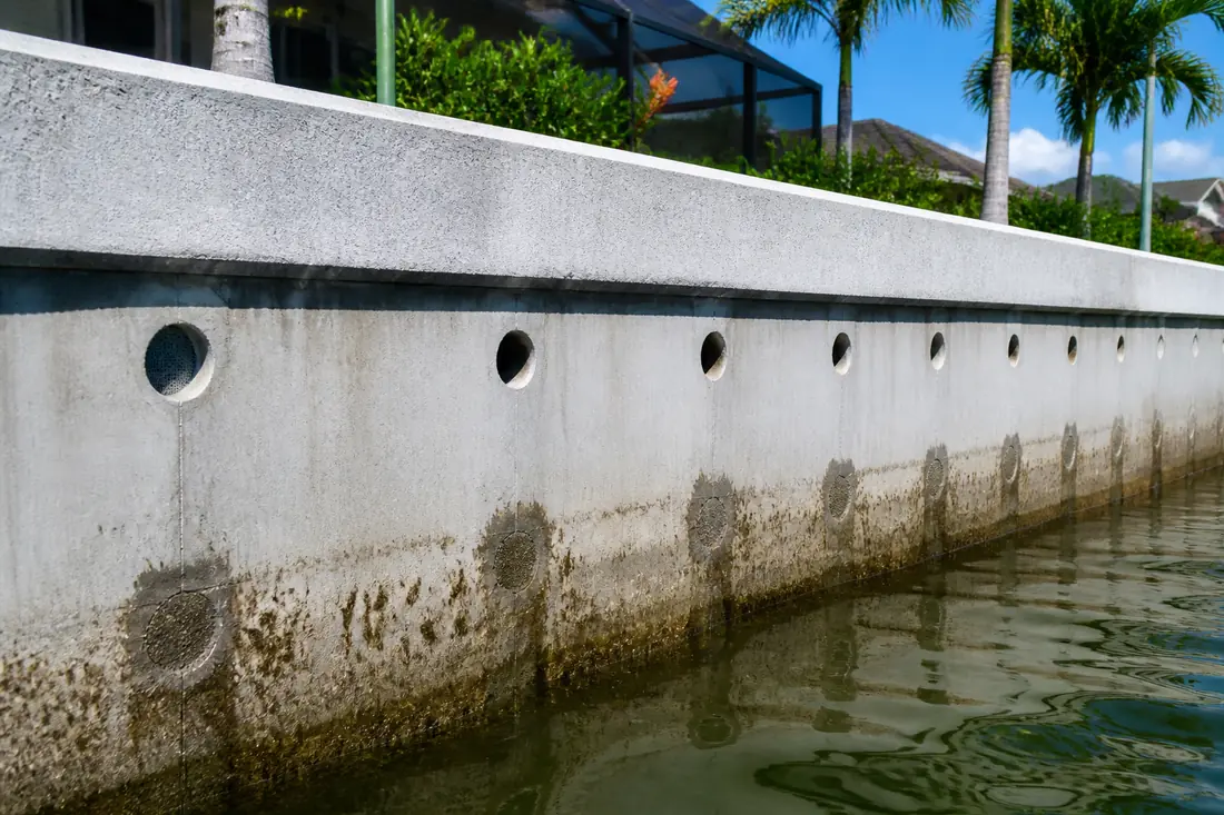 Seawall Drainage and Weep Holes project